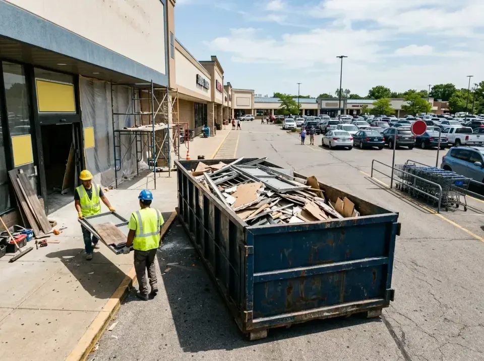 retail-store-renovation-debris-003 — frequently asked questions, Roll-off Dumpster Rentals in San Marcos, TX